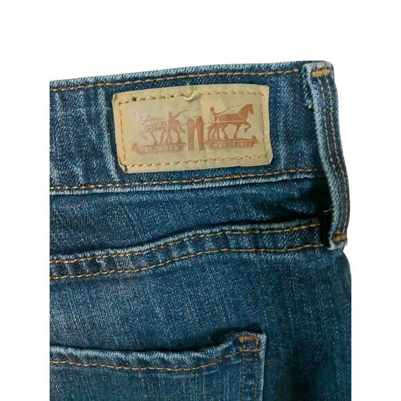 Levi's 525 Jeans Women’s 16M (38x32) Perfect Waist Straight Leg Dark Wash Denim - Picture 5 of 7